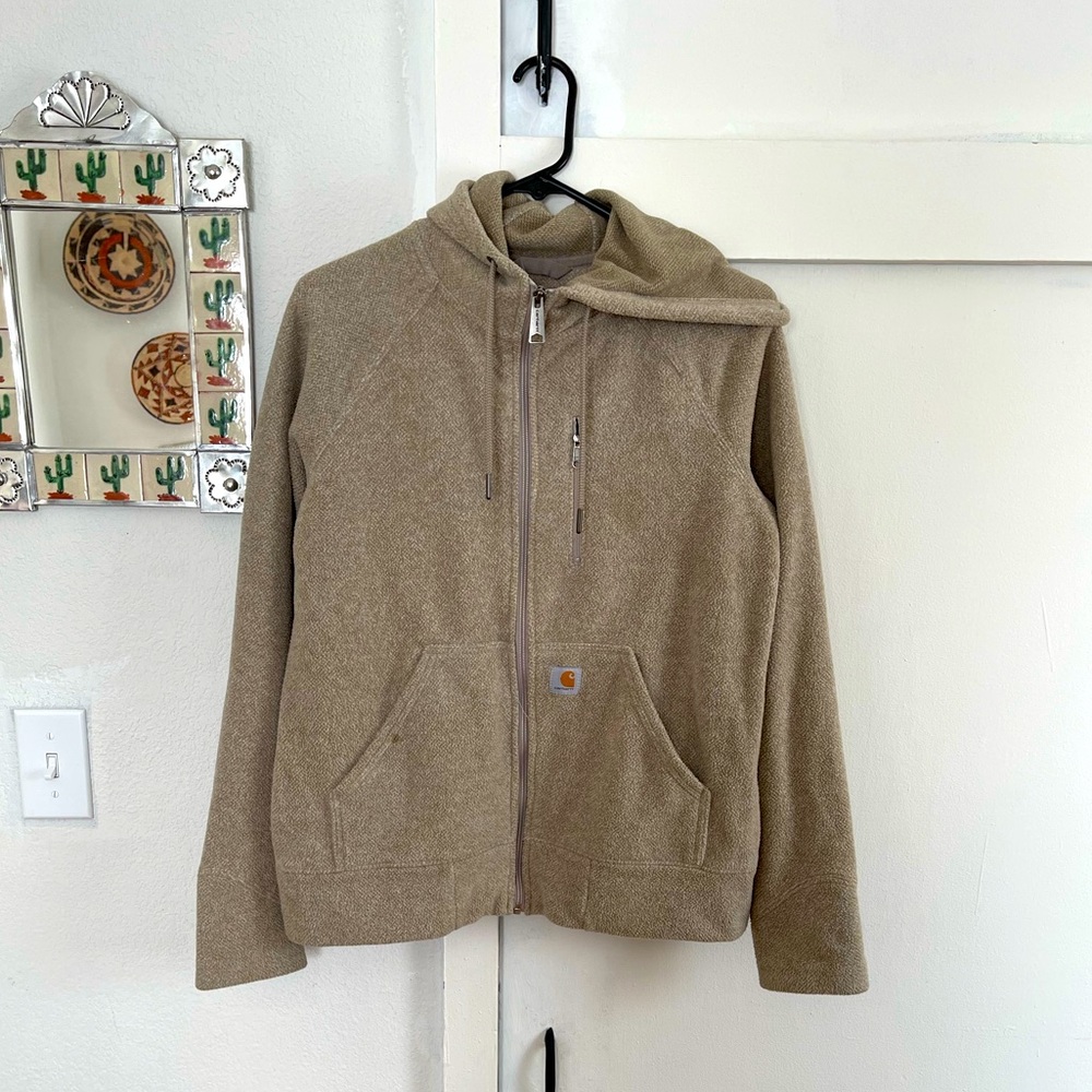 Cozy Womens Carhartt Fleese Zip Up Jacket